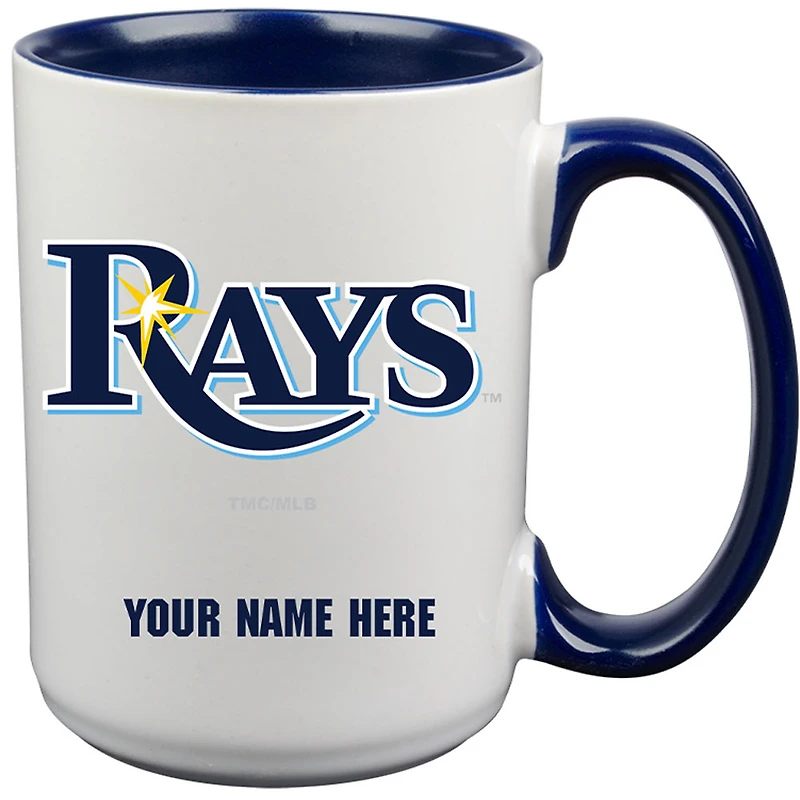 Tampa Bay Rays 15oz. Personalized Ceramic Mug