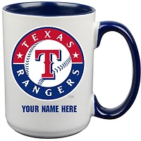 Texas Rangers 15oz. Personalized Ceramic Mug