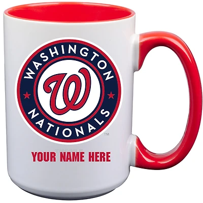 Washington Nationals 15oz. Personalized Ceramic Mug