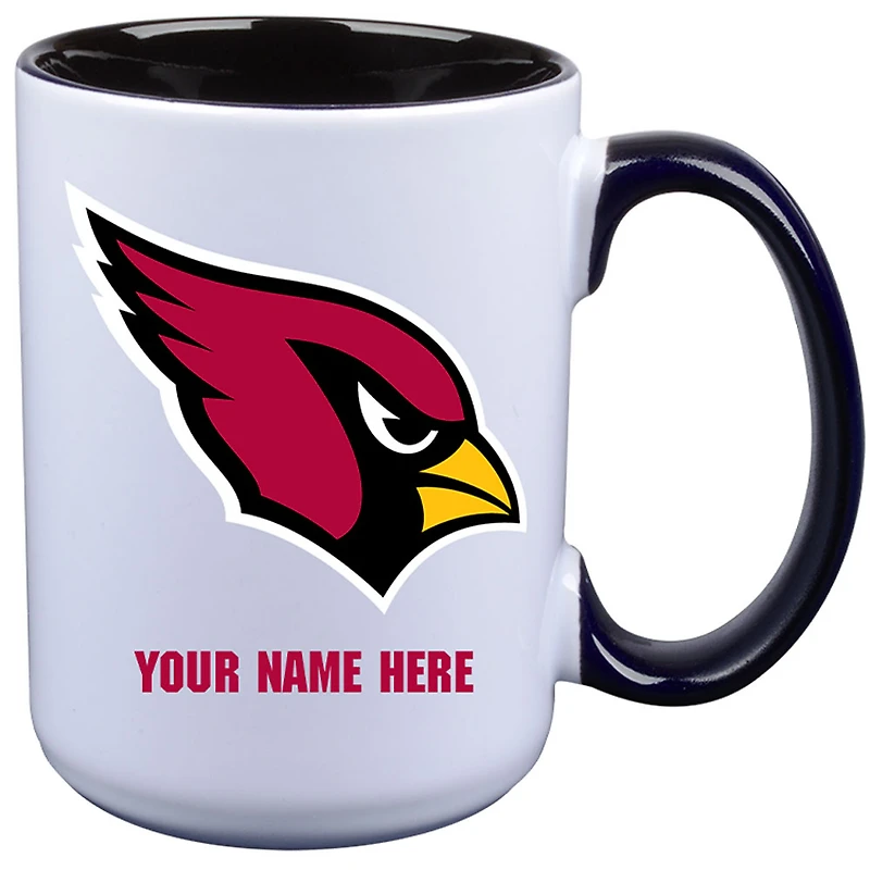 Arizona Cardinals 15oz. Personalized Ceramic Mug