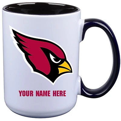 Arizona Cardinals 15oz. Personalized Ceramic Mug