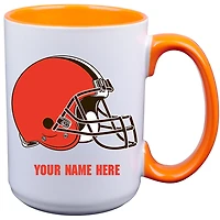 Cleveland Browns 15oz. Personalized Ceramic Mug