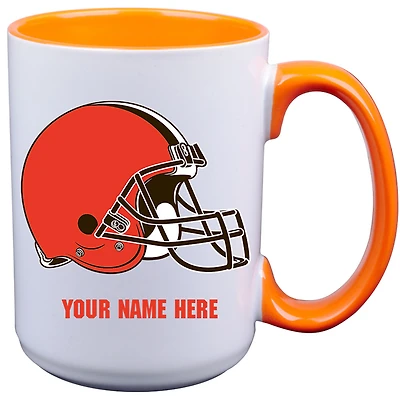 Cleveland Browns 15oz. Personalized Ceramic Mug