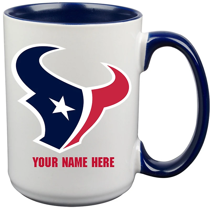 Houston Texans 15oz. Personalized Ceramic Mug