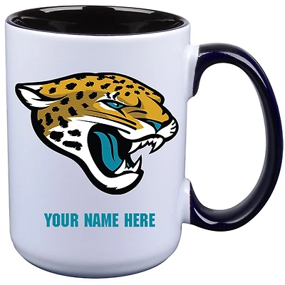 Jacksonville Jaguars 15oz. Personalized Ceramic Mug