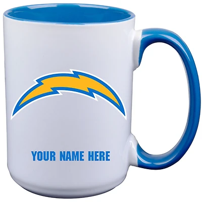 Los Angeles Chargers 15oz. Personalized Ceramic Mug