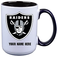 Las Vegas Raiders 15oz. Personalized Ceramic Mug