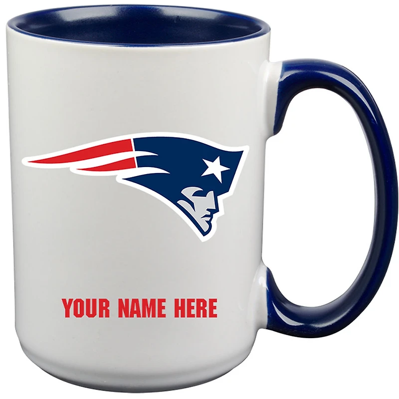 New England Patriots 15oz. Personalized Ceramic Mug