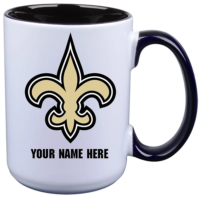 New Orleans Saints 15oz. Personalized Ceramic Mug