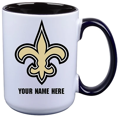 New Orleans Saints 15oz. Personalized Ceramic Mug