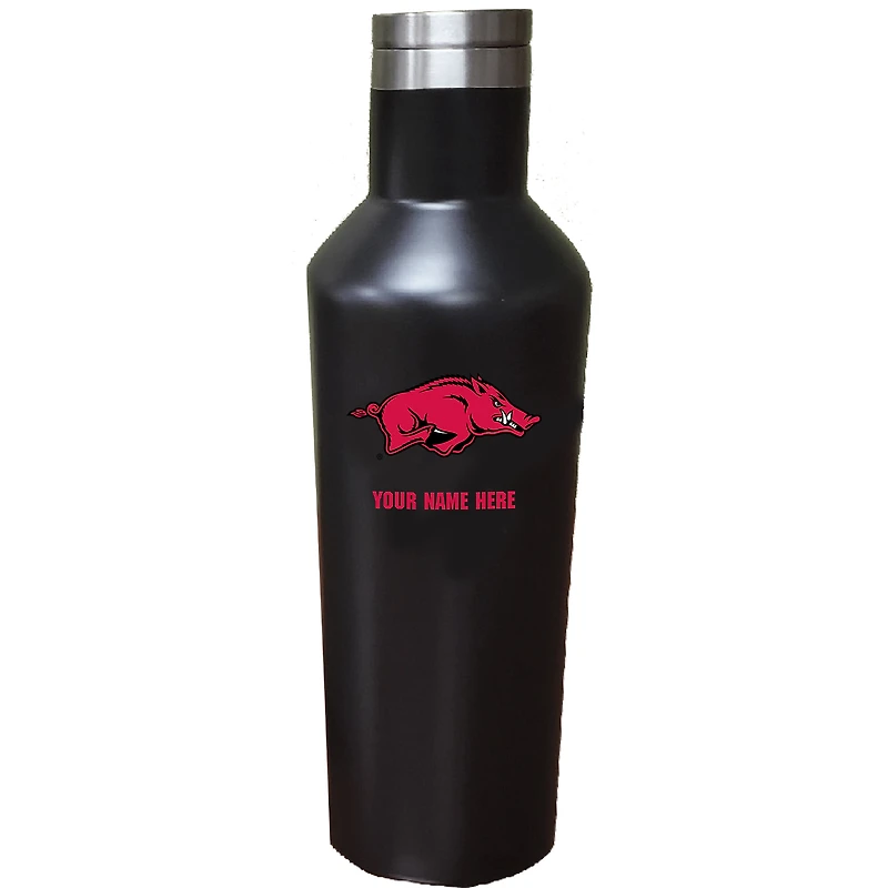 Arkansas Razorbacks 17oz. Personalized Stainless Steel Infinity Bottle