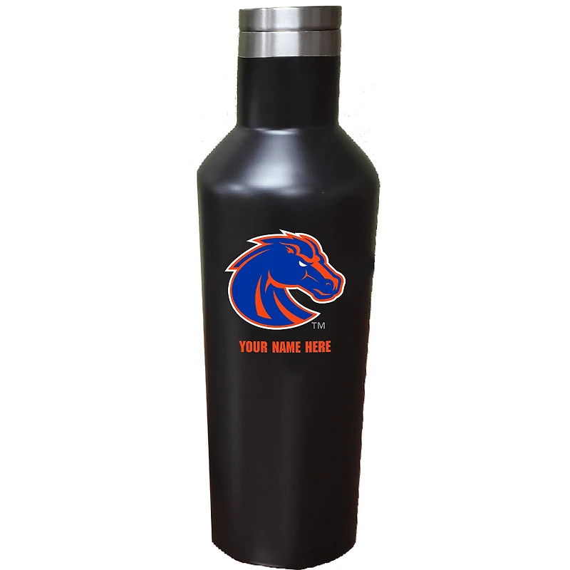 Black Boise State Broncos 17oz. Personalized Stainless Steel Infinity Bottle
