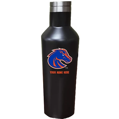 Black Boise State Broncos 17oz. Personalized Stainless Steel Infinity Bottle