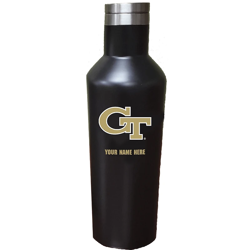 GA Tech Yellow Jackets 17oz. Personalized Stainless Steel Infinity Bottle