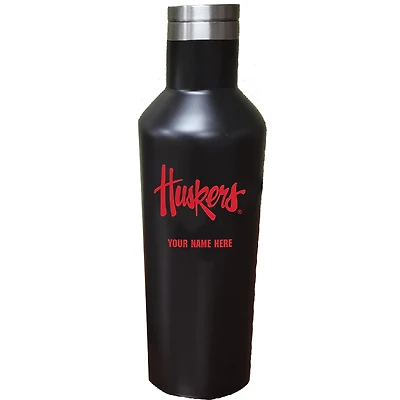 Nebraska Huskers 17oz. Personalized Stainless Steel Infinity Bottle