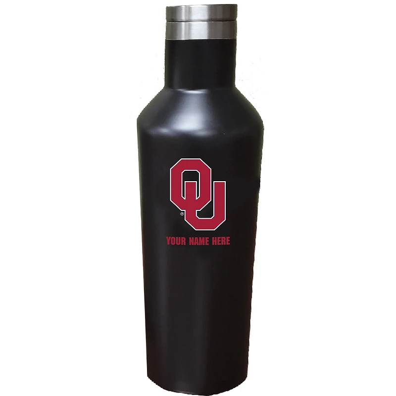 Oklahoma Sooners 17oz. Personalized Stainless Steel Infinity Bottle
