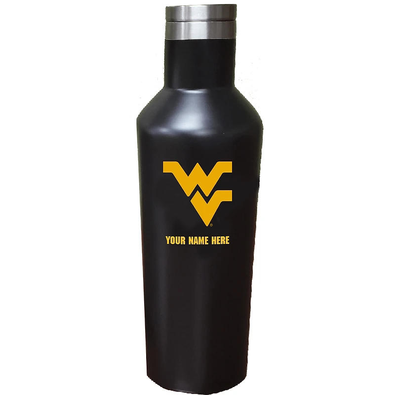 West Virginia Mountaineers 17oz. Personalized Stainless Steel Infinity Bottle