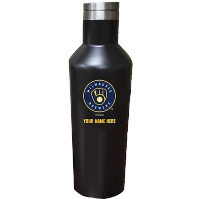 Milwaukee Brewers 17oz. Personalized Stainless Steel Infinity Bottle