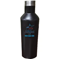 Miami Marlins 17oz. Personalized Stainless Steel Infinity Bottle