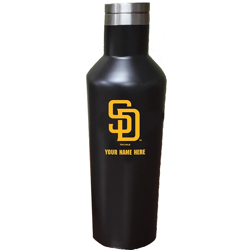 San Diego Padres 17oz. Personalized Stainless Steel Infinity Bottle