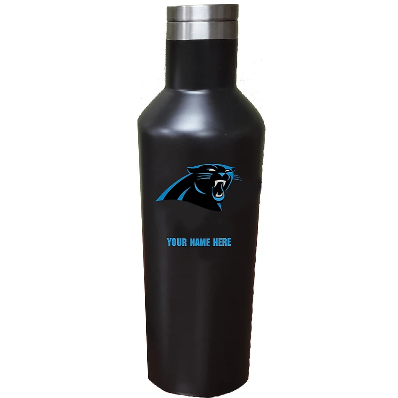 Carolina Panthers 17oz. Personalized Stainless Steel Infinity Bottle