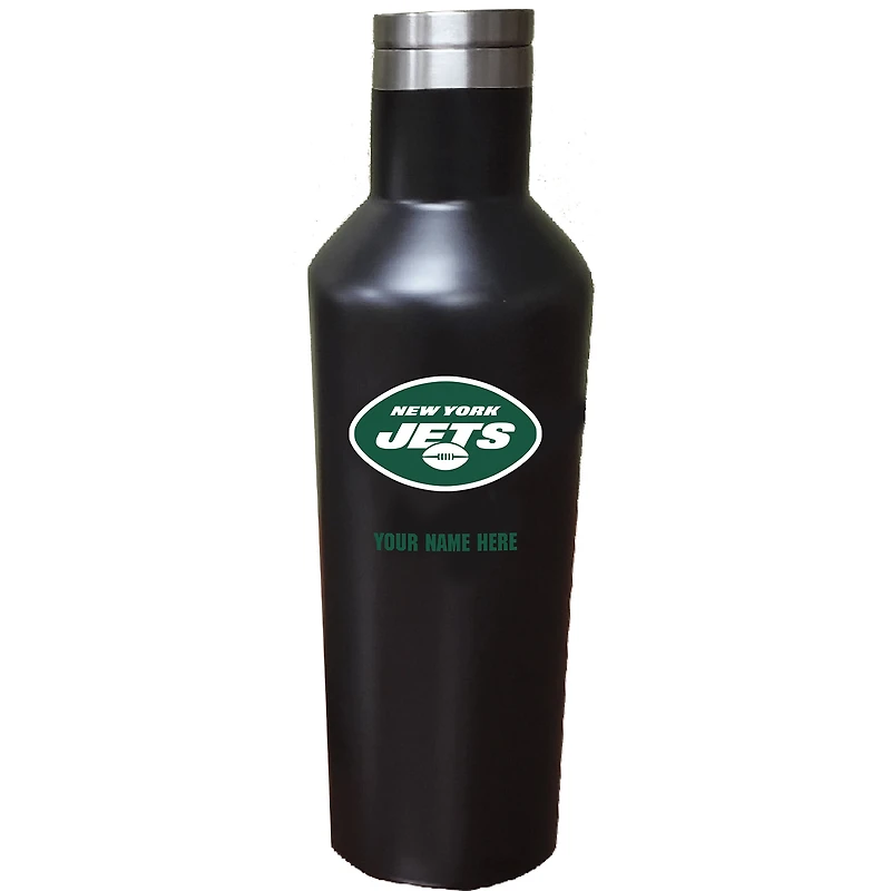New York Jets 17oz. Personalized Stainless Steel Infinity Bottle