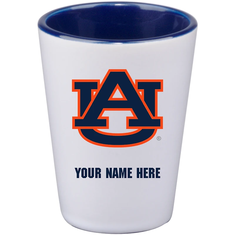 Auburn Tigers 2oz. Personalized Ceramic Shot Glass