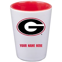 Georgia Bulldogs 2oz. Personalized Ceramic Shot Glass