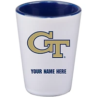GA Tech Yellow Jackets 2oz. Personalized Ceramic Shot Glass