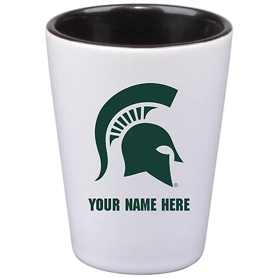 Michigan State Spartans 2oz. Personalized Ceramic Shot Glass