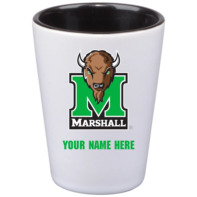 Marshall Thundering Herd 2oz. Personalized Ceramic Shot Glass