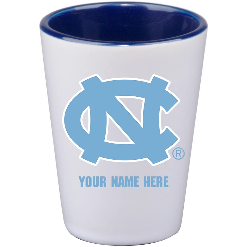 North Carolina Tar Heels 2oz. Personalized Ceramic Shot Glass