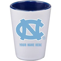 North Carolina Tar Heels 2oz. Personalized Ceramic Shot Glass