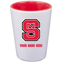 NC State Wolfpack 2oz. Personalized Ceramic Shot Glass