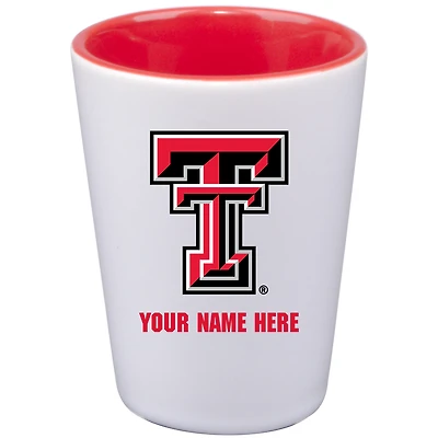 Texas Tech Red Raiders 2oz. Personalized Ceramic Shot Glass