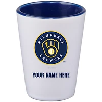 Milwaukee Brewers 2oz. Personalized Ceramic Shot Glass