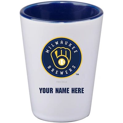 Milwaukee Brewers 2oz. Personalized Ceramic Shot Glass