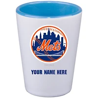 New York Mets 2oz. Personalized Ceramic Shot Glass