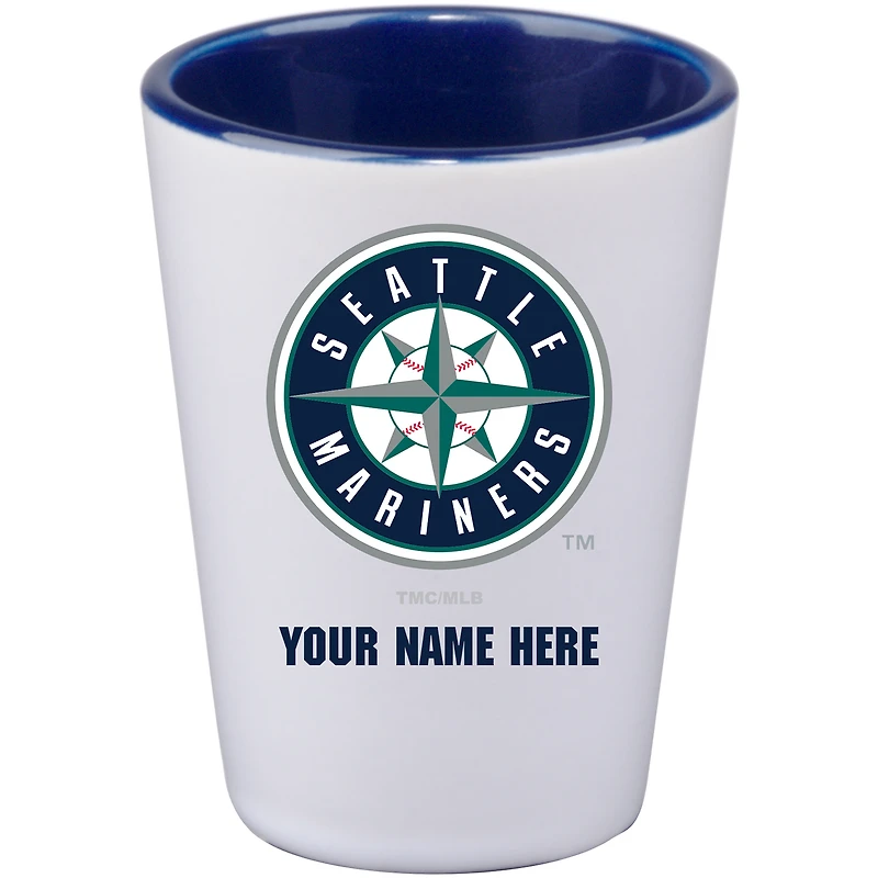 Seattle Mariners 2oz. Personalized Ceramic Shot Glass