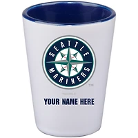 Seattle Mariners 2oz. Personalized Ceramic Shot Glass