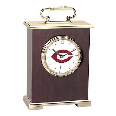 Gold UChicago Maroons Carriage Clock