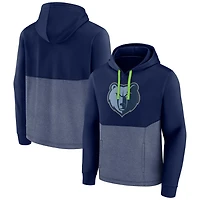 Men's Fanatics Navy Memphis Grizzlies Winter Camp Pullover Hoodie