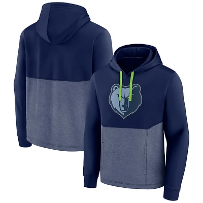 Men's Fanatics Navy Memphis Grizzlies Winter Camp Pullover Hoodie