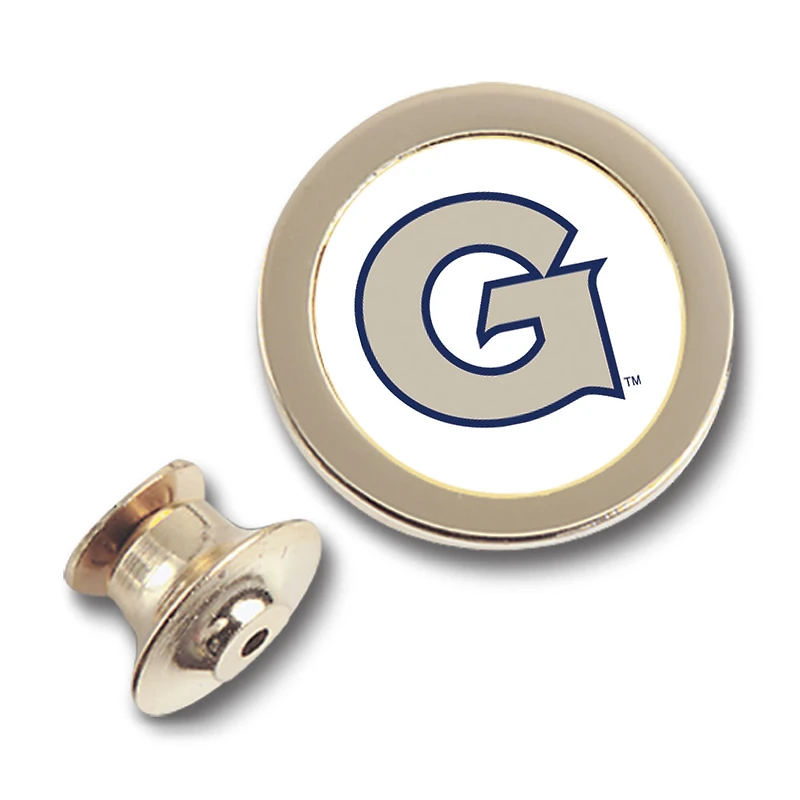 Gold Georgetown Hoyas Lapel Pin