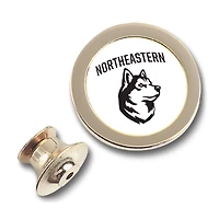 Gold Northeastern Huskies Lapel Pin