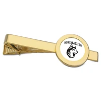 Gold Northeastern Huskies Tie Bar