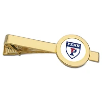 Gold Pennsylvania Quakers Tie Bar