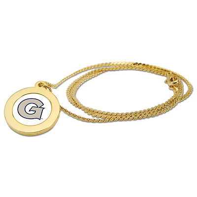 Women's Gold Georgetown Hoyas Pendant Necklace
