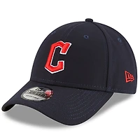 Men's New Era Navy Cleveland Guardians Road Team The League 9FORTY Adjustable Hat