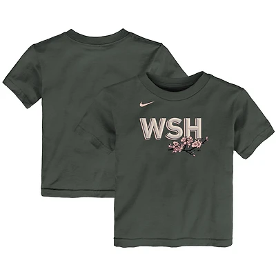 Toddler Nike Gray Washington Nationals City Connect Wordmark T-Shirt
